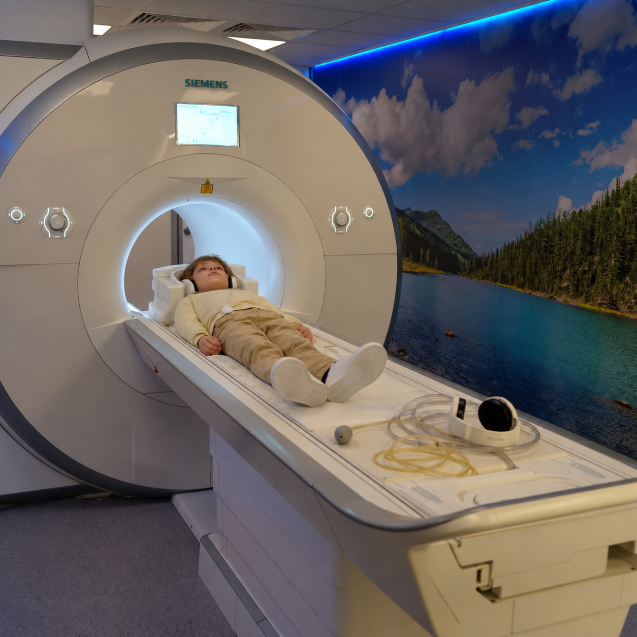 Young patient before a private MRI appointment